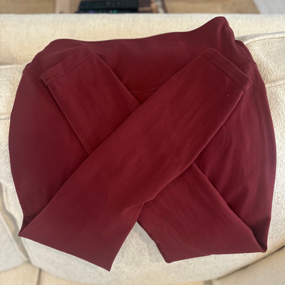 Prana Red Active Leggings